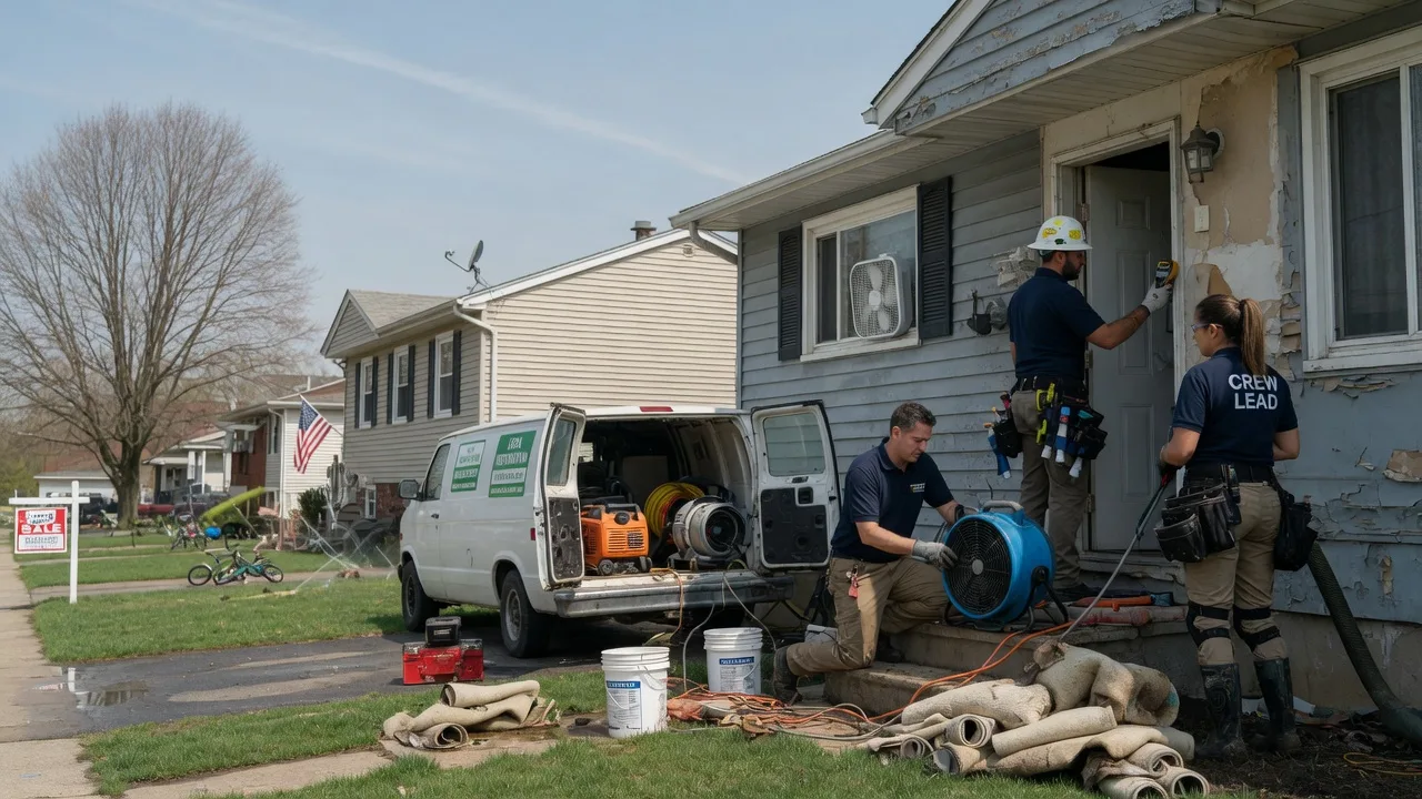 Flood Cleanup in Bridgeport, OH near me